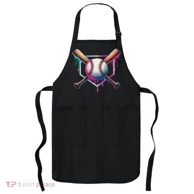 Baseball Drip For Ice Cream Respect The Drip Apron
