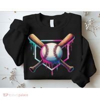 Baseball Drip For Ice Cream Respect The Drip Sweatshirt thumb 2