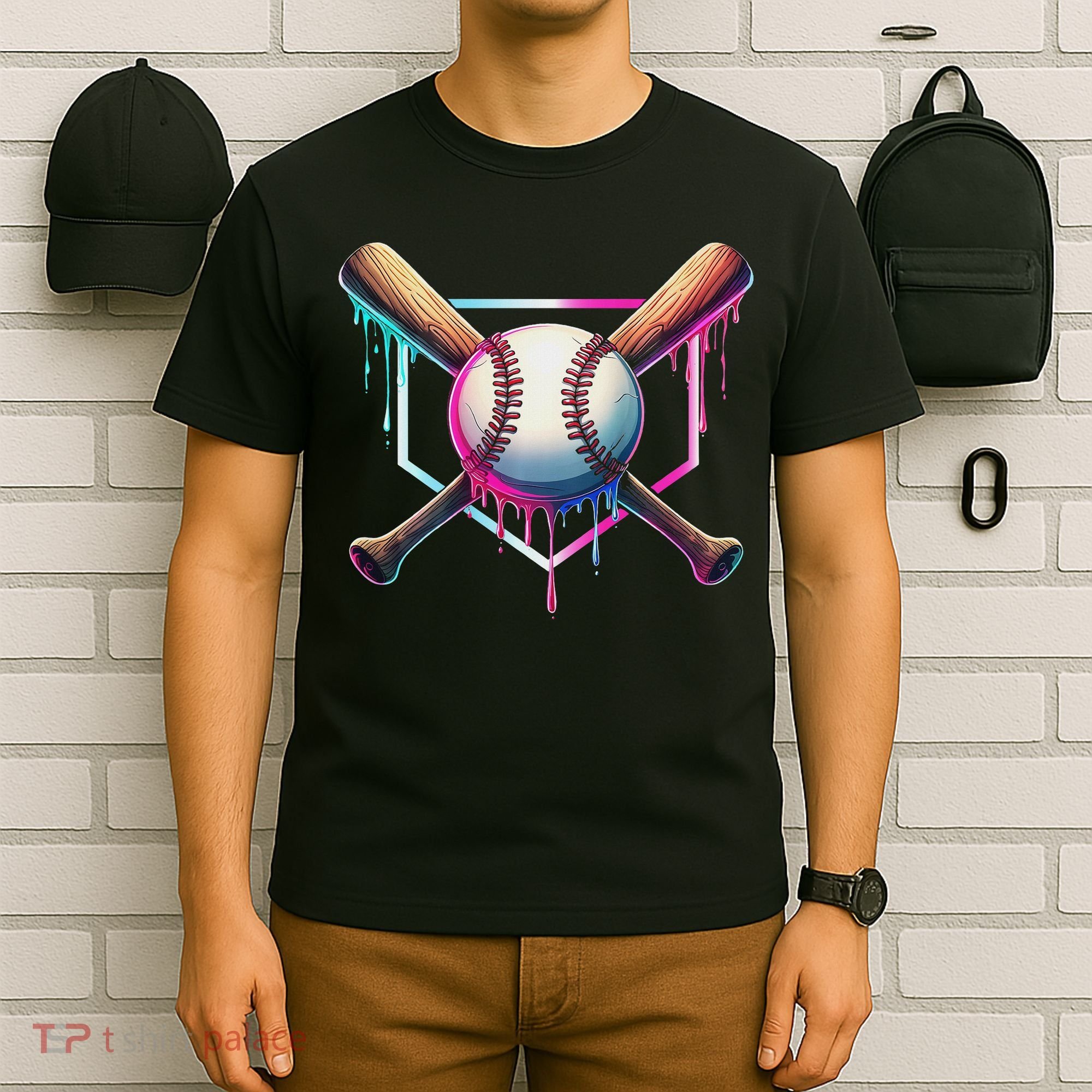 Baseball Drip For Ice Cream Respect The Drip T-Shirt