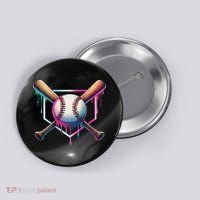 Baseball Drip For Ice Cream Respect The Drip Button thumb 0