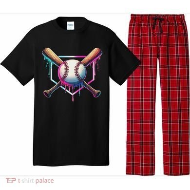 Baseball Drip For Ice Cream Respect The Drip Pajama Set