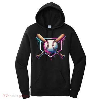 Baseball Drip For Ice Cream Respect The Drip Women's Hoodie