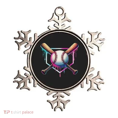 Baseball Drip For Ice Cream Respect The Drip Ornament