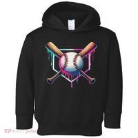 Baseball Drip For Ice Cream Respect The Drip Toddler Hoodie thumb 0