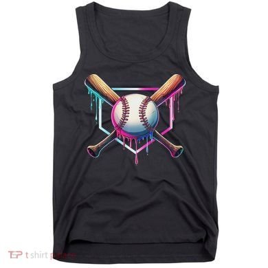 Baseball Drip For Ice Cream Respect The Drip Tank Top