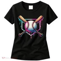 Baseball Drip For Ice Cream Respect The Drip Women's T-Shirt thumb 0
