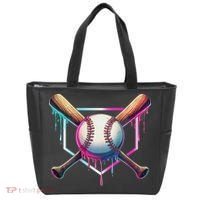 Baseball Drip For Ice Cream Respect The Drip Tote Bag thumb 0