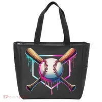 Baseball Drip For Ice Cream Respect The Drip Tote Bag thumb 0