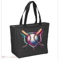 Baseball Drip For Ice Cream Respect The Drip Tote Bag thumb 2