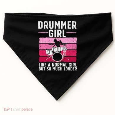 Best Drums For Drummer Music Band USA-Made Doggie Bandana