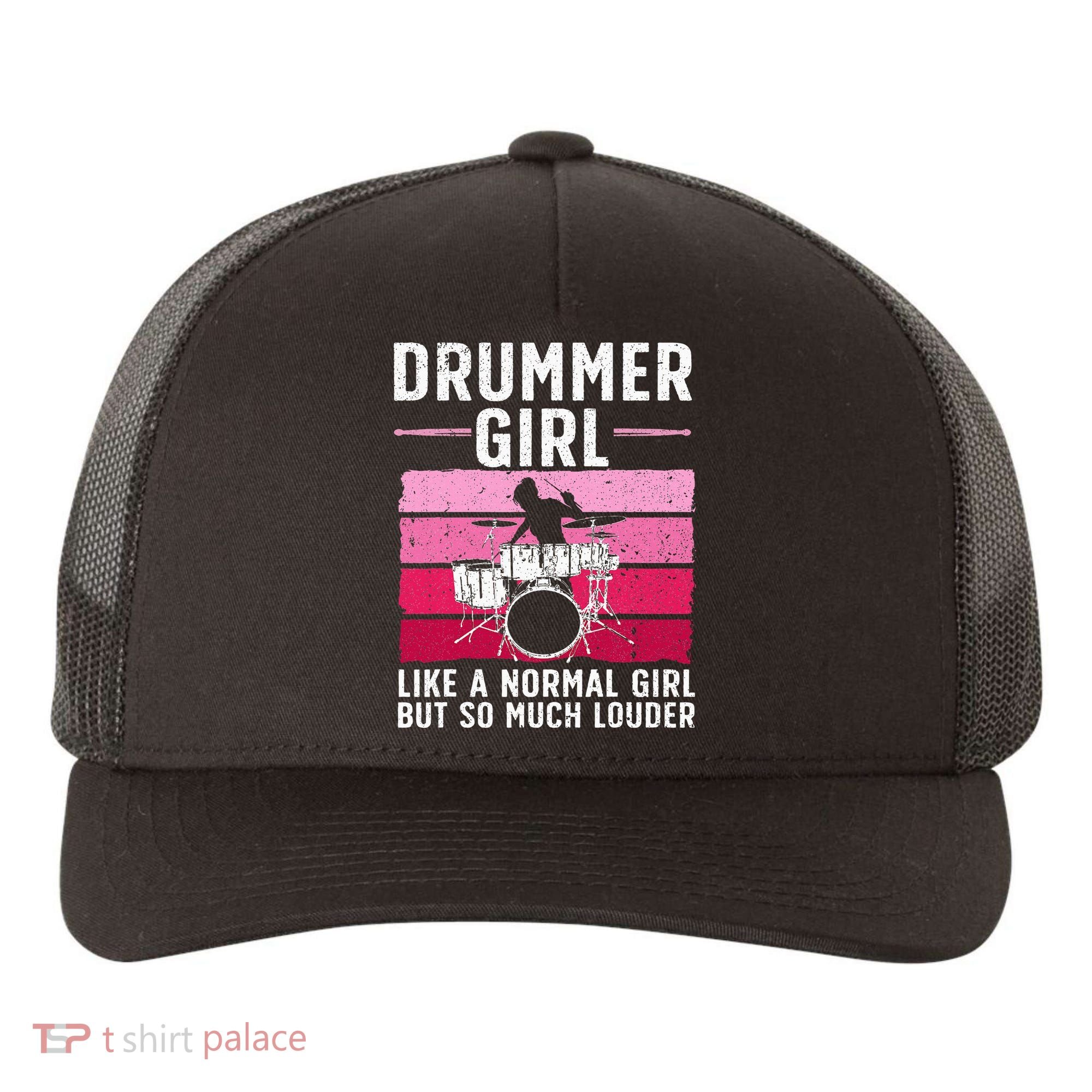 Best Drums For Drummer Music Band Yupoong Adult 5-Panel Trucker Hat