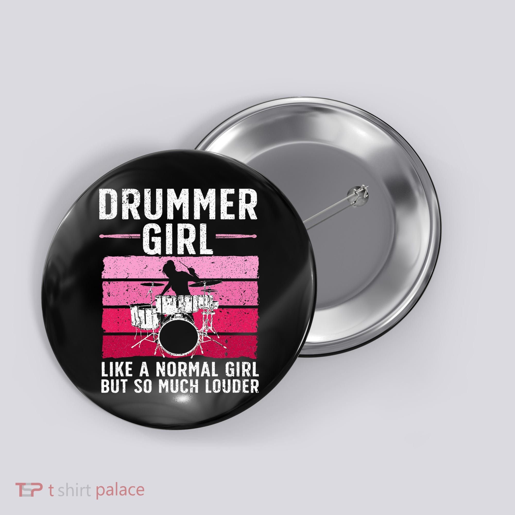 Best Drums For Drummer Music Band Button