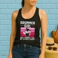 Best Drums For Drummer Music Band Women's Tank Top thumb 2