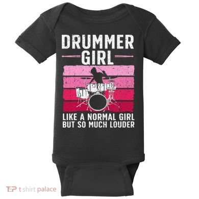 Best Drums For Drummer Music Band Baby Bodysuit