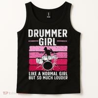 Best Drums For Drummer Music Band Tank Top thumb 2