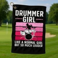 Best Drums For Drummer Music Band Golf Towel thumb 1