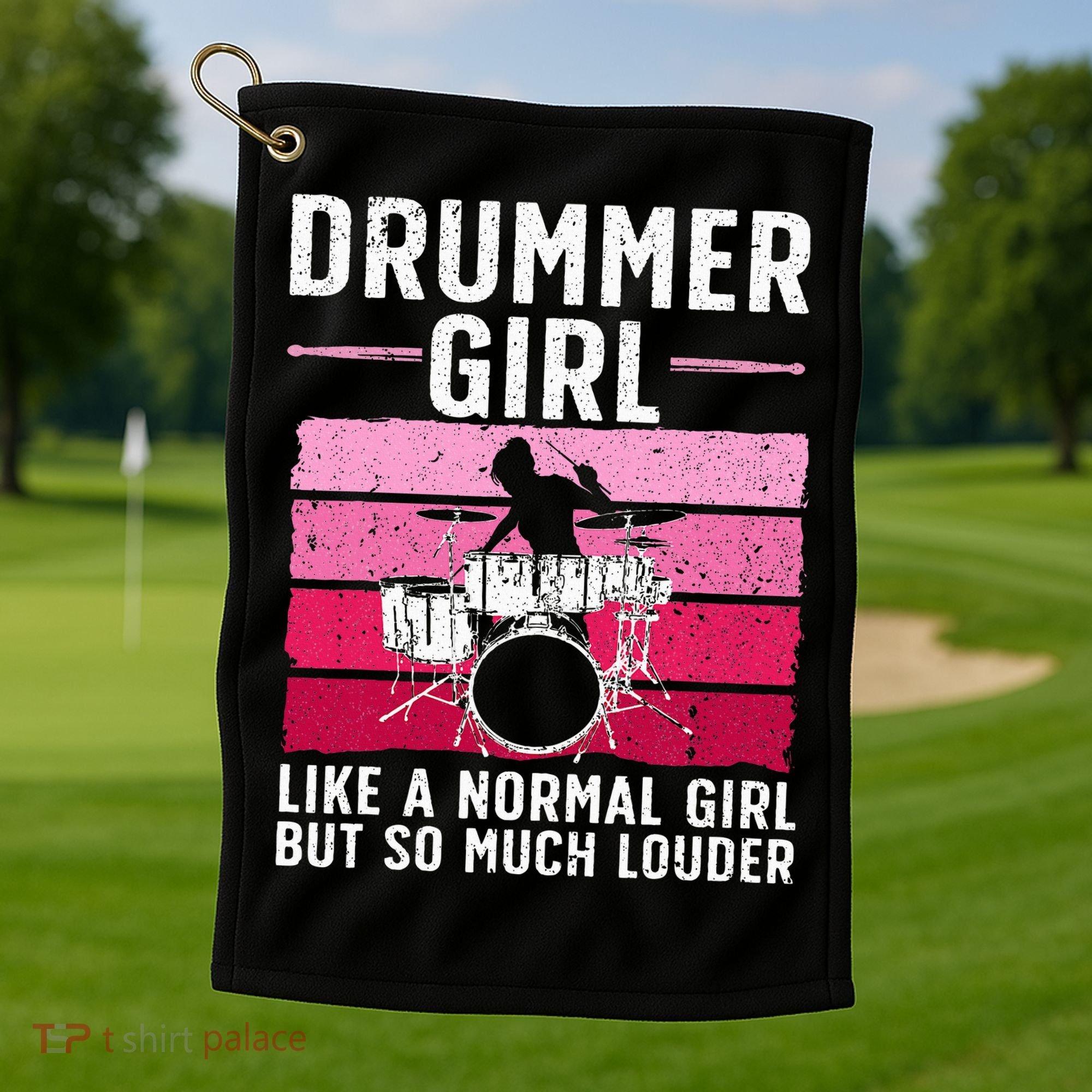 Best Drums For Drummer Music Band Golf Towel