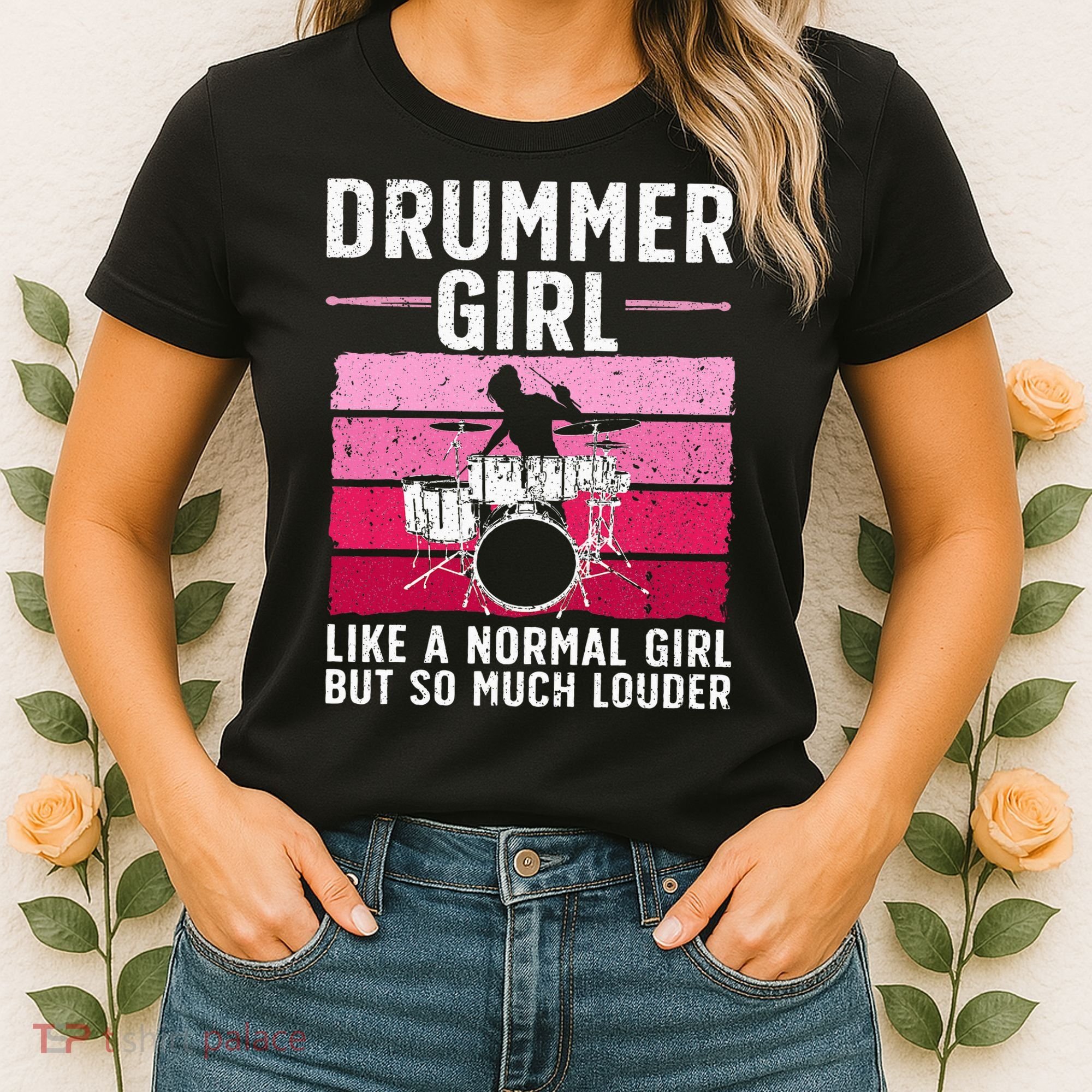Best Drums For Drummer Music Band Women's T-Shirt