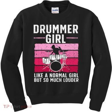 Best Drums For Drummer Music Band Kids Sweatshirt