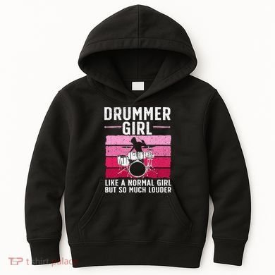 Best Drums For Drummer Music Band Kids Hoodie