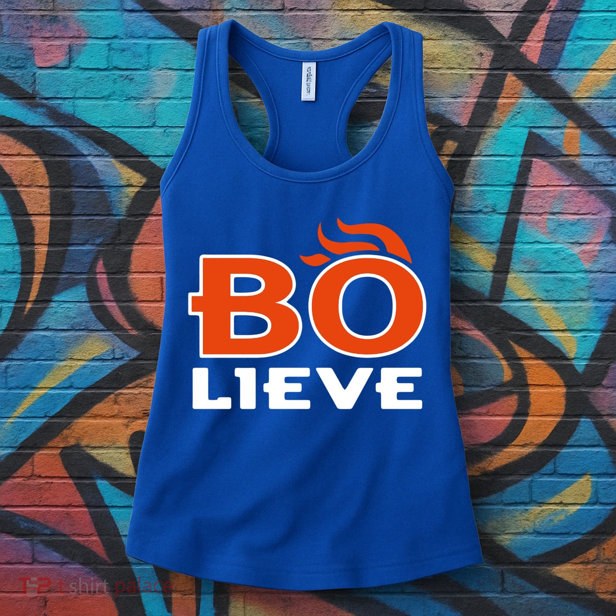BO-lieve Denver Football  Women's Tank Top