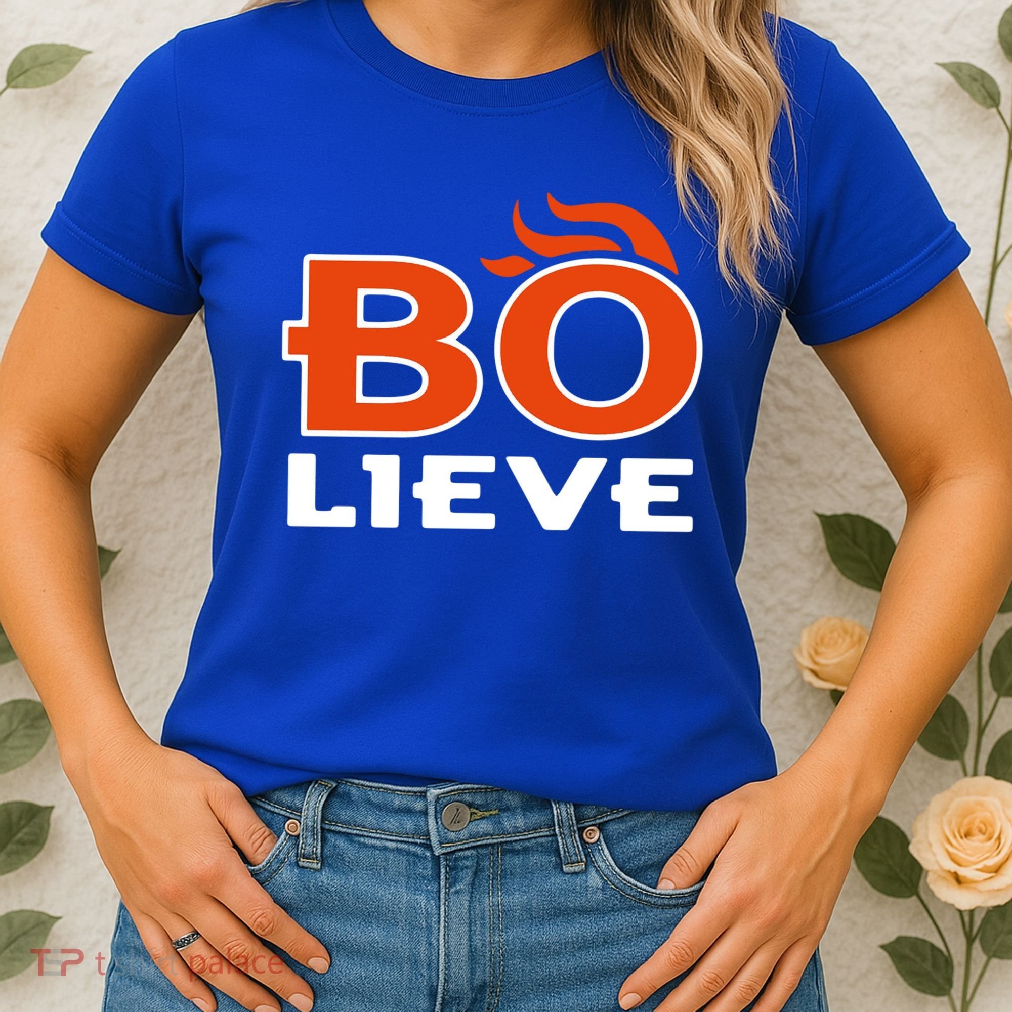 BO-lieve Denver Football  Women's T-Shirt
