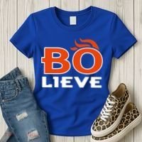 BO-lieve Denver Football  Women's T-Shirt thumb 3