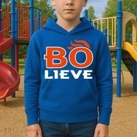 BO-lieve Denver Football  Kids Hoodie thumb 2