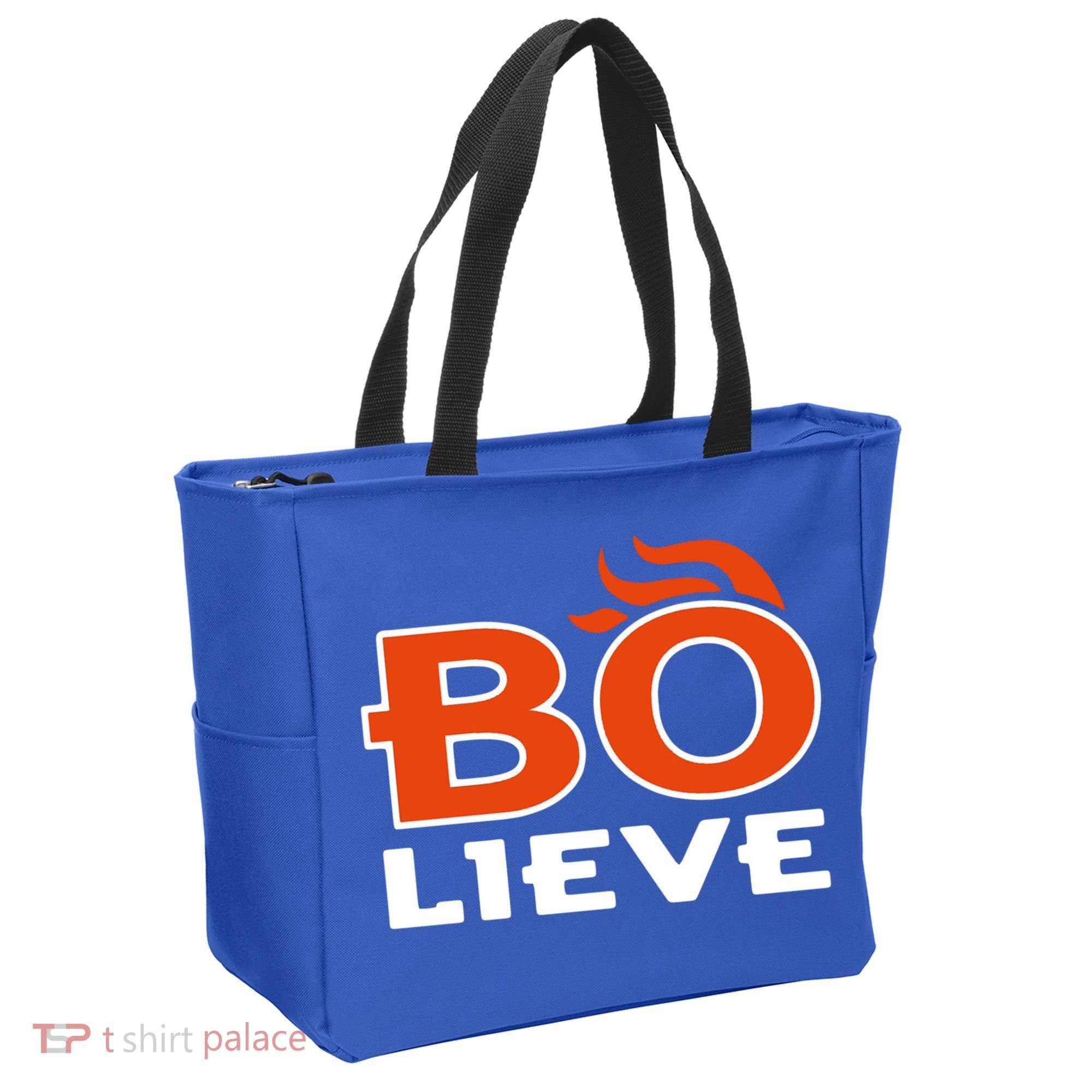 BO-lieve Denver Football  Tote Bag