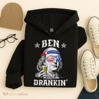 Ben Drankin Funny 4th Of July Hoodie thumb 4