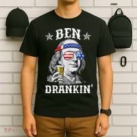 Ben Drankin Funny 4th Of July T-Shirt thumb 6