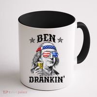 Ben Drankin Funny 4th Of July Coffee Mug thumb 1