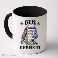Ben Drankin Funny 4th Of July Coffee Mug thumb 0