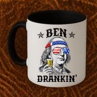 Ben Drankin Funny 4th Of July Coffee Mug thumb 2