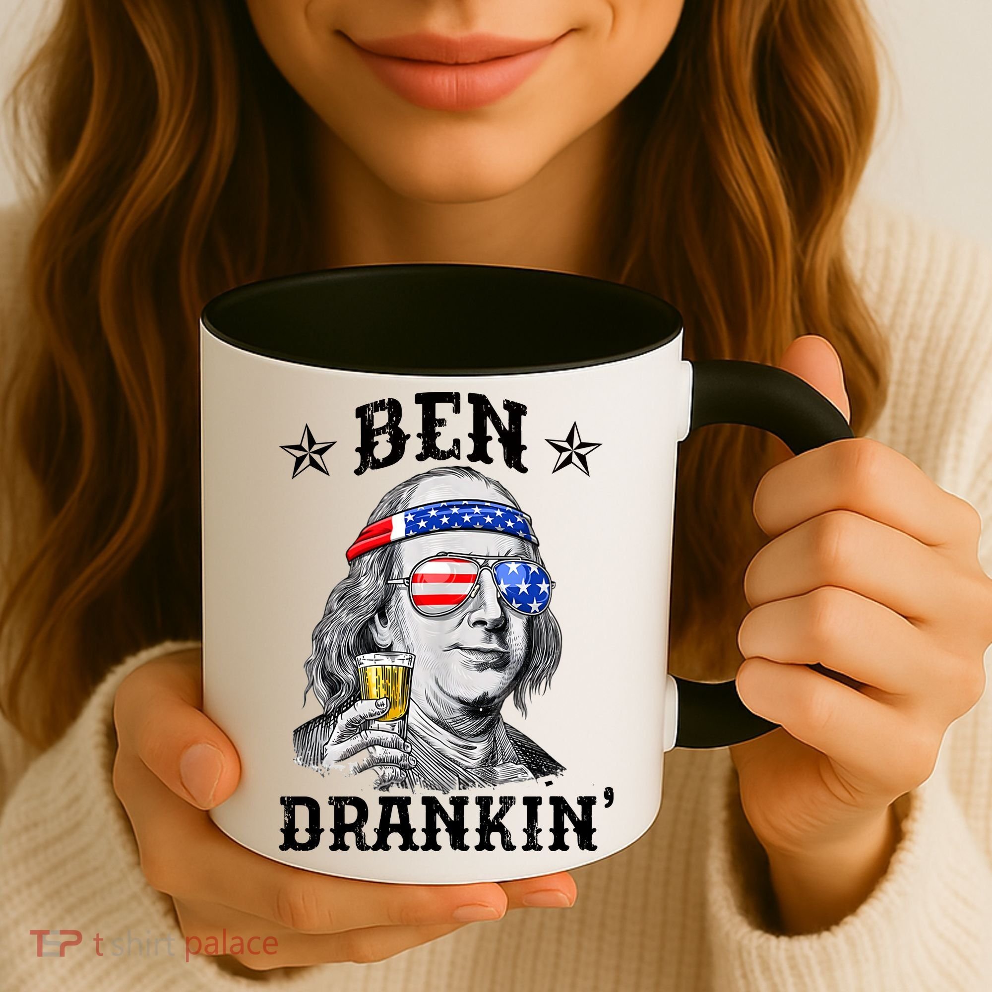 Ben Drankin Funny 4th Of July Coffee Mug