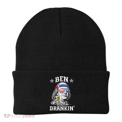Ben Drankin Funny 4th Of July Beanie