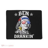 Ben Drankin Funny 4th Of July Mousepad thumb 0