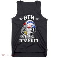 Ben Drankin Funny 4th Of July Tank Top thumb 0