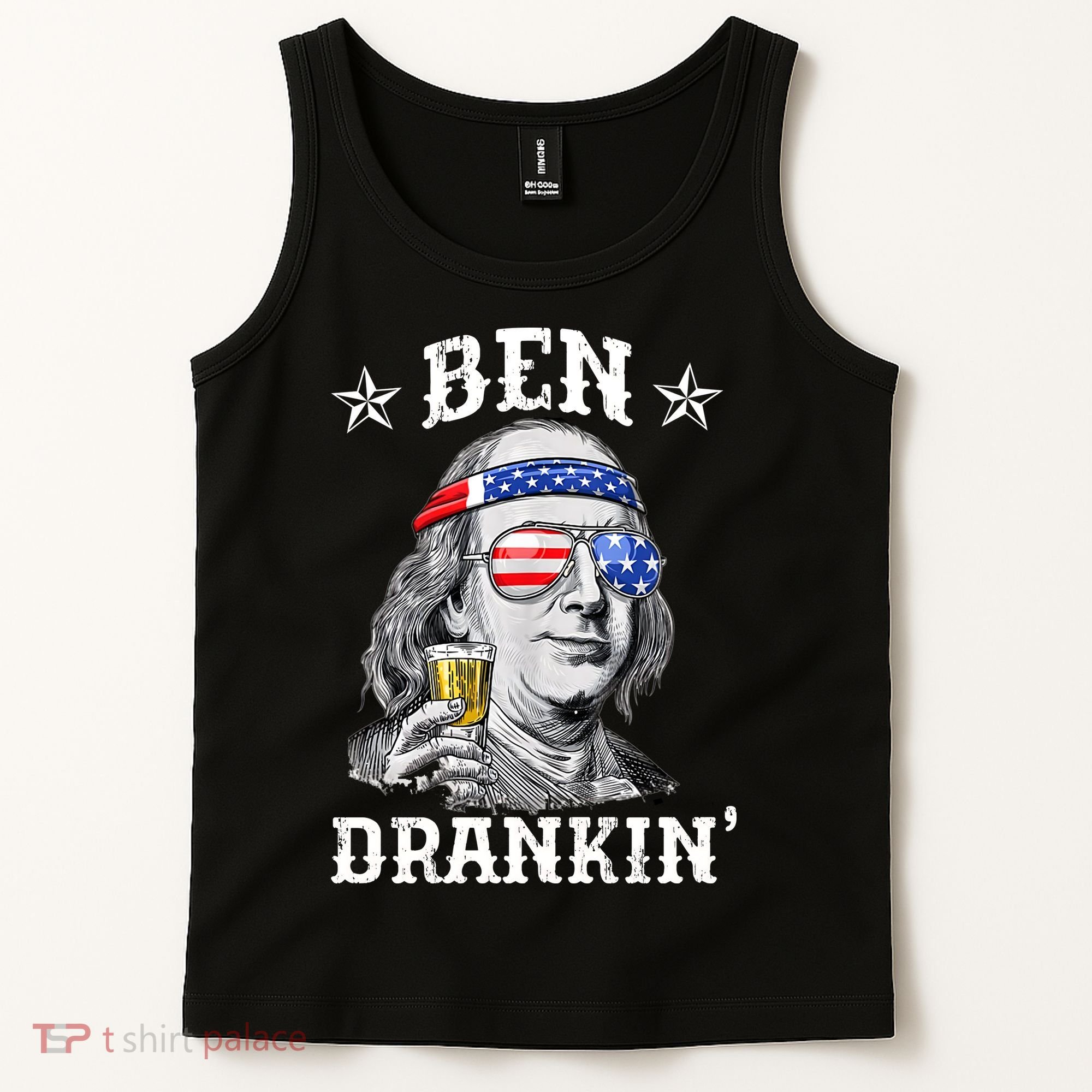 Ben Drankin Funny 4th Of July Tank Top