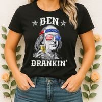 Ben Drankin Funny 4th Of July Women's T-Shirt thumb 2