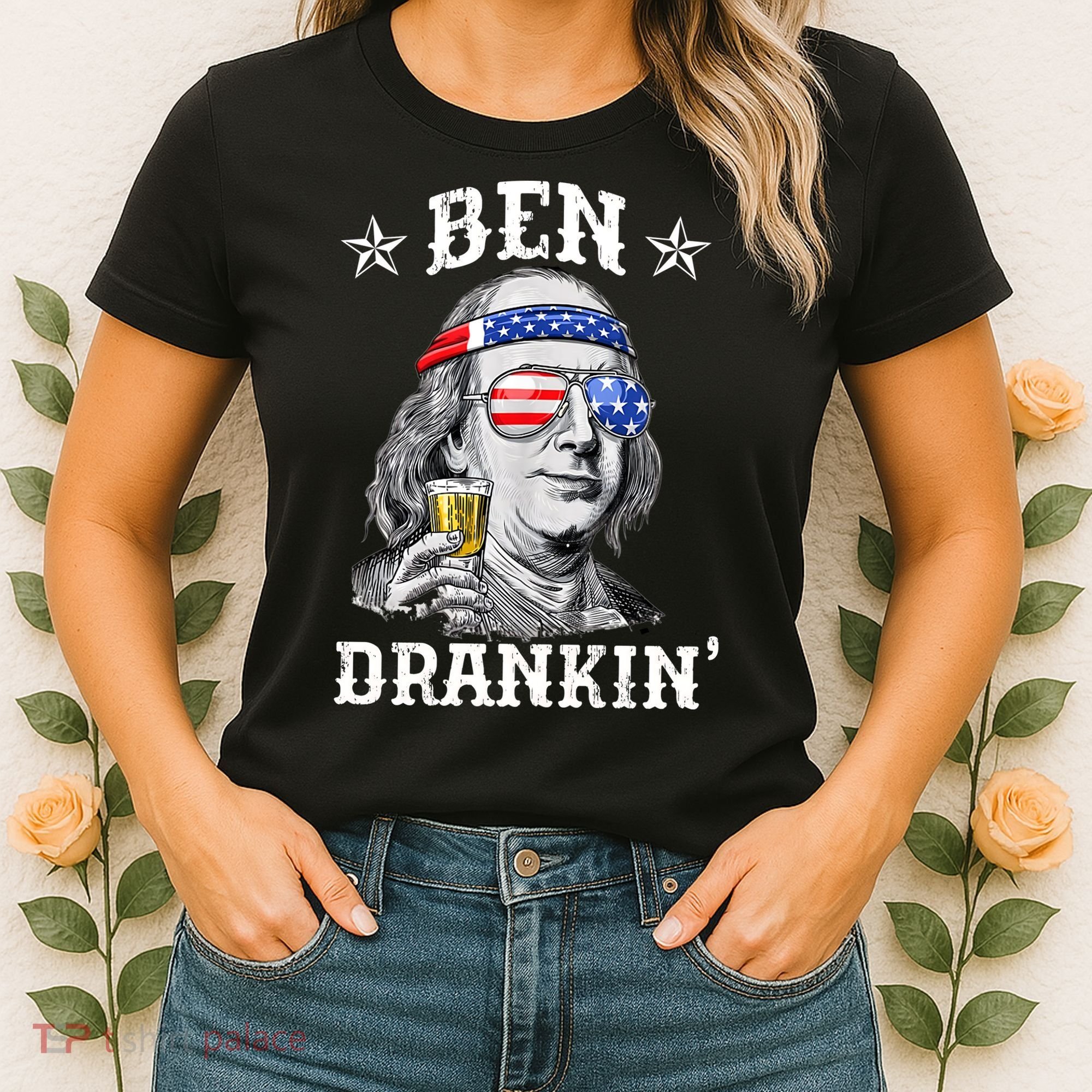 Ben Drankin Funny 4th Of July Women's T-Shirt