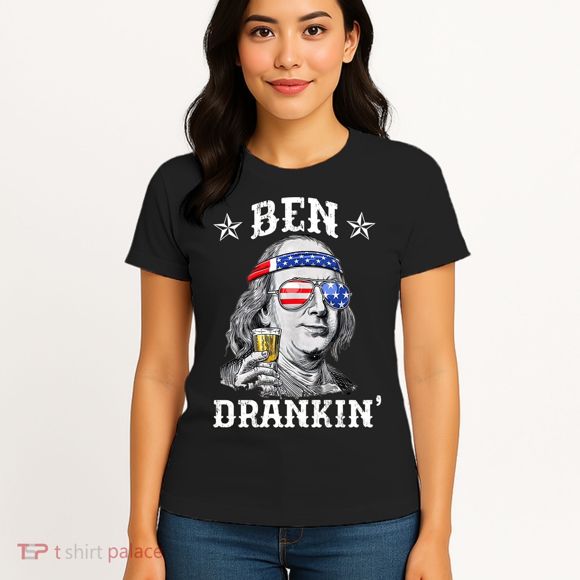 Ben Drankin Funny 4th Of July Women's T-Shirt
