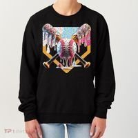 Baseball Drip For Ice Cream Drip For Boy Baseball Women's Sweatshirt thumb 0