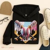 Baseball Drip For Ice Cream Drip For Boy Baseball Hoodie thumb 4
