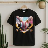Baseball Drip For Ice Cream Drip For Boy Baseball T-Shirt thumb 2