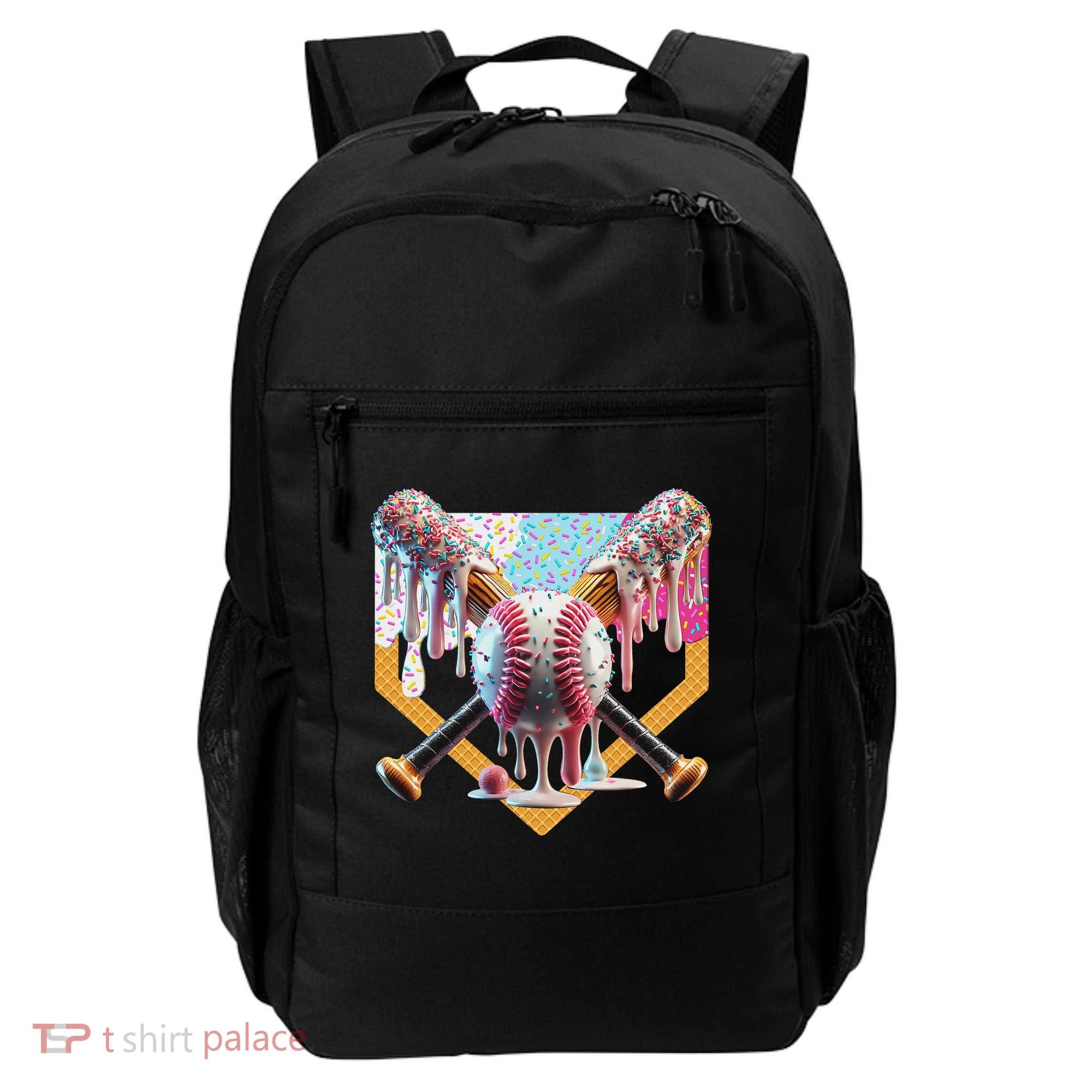Baseball Drip For Ice Cream Drip For Boy Baseball Backpack