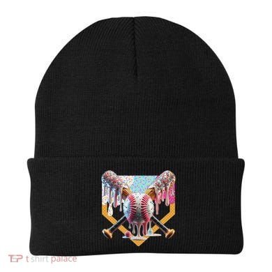 Baseball Drip For Ice Cream Drip For Boy Baseball Beanie