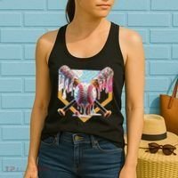 Baseball Drip For Ice Cream Drip For Boy Baseball Women's Tank Top thumb 2