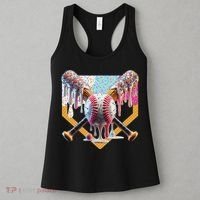 Baseball Drip For Ice Cream Drip For Boy Baseball Women's Tank Top thumb 3