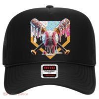 Baseball Drip For Ice Cream Drip For Boy Baseball Hat thumb 0